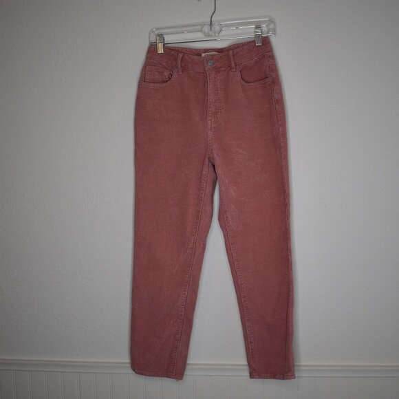 Pacsun Corduroy Jeans Pants Sz 27 High Waist Cotton Preppy Boho Retro 70s - Picture 1 of 16